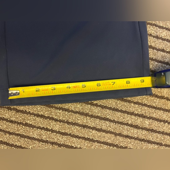 Halara Navy Wide Leg Pants Pleated Trousers Size S - Picture 7 of 10